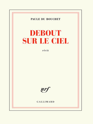 cover image of Debout sur le ciel